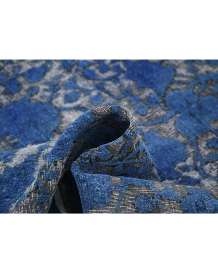 Onyx 6' 5" X 6' 4" Hand Knotted Wool Rug 6' 5" X 6' 4" (196 X 193) / Blue / Wool