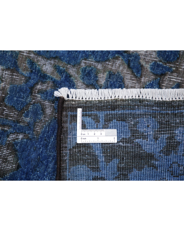 Onyx 6' 5" X 6' 4" Hand Knotted Wool Rug 6' 5" X 6' 4" (196 X 193) / Blue / Wool