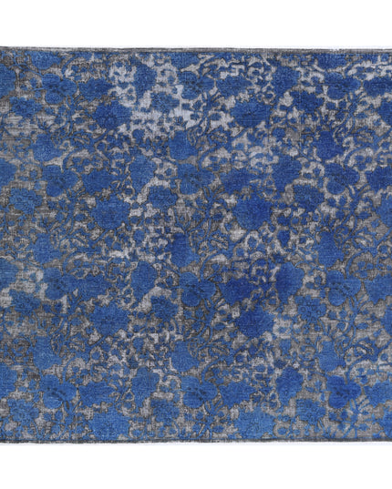 Onyx 6' 5" X 6' 4" Hand Knotted Wool Rug 6' 5" X 6' 4" (196 X 193) / Blue / Wool