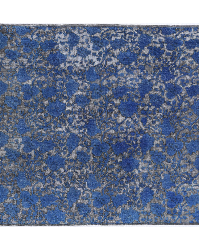 Onyx 6' 5" X 6' 4" Hand Knotted Wool Rug 6' 5" X 6' 4" (196 X 193) / Blue / Wool