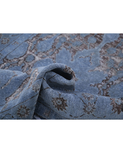 Onyx 4' 1" X 6' 1" Hand Knotted Wool Rug 4' 1" X 6' 1" (124 X 185) / Grey / Wool