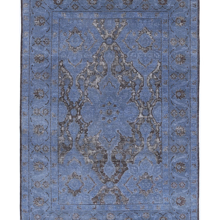 Onyx 4' 1" X 6' 1" Hand Knotted Wool Rug 4' 1" X 6' 1" (124 X 185) / Grey / Wool