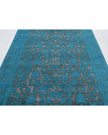Onyx 5' 10" X 8' 3" Hand Knotted Wool Rug 5' 10" X 8' 3" (178 X 251) / Teal / Wool
