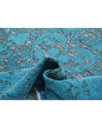 Onyx 5' 10" X 8' 3" Hand Knotted Wool Rug 5' 10" X 8' 3" (178 X 251) / Teal / Wool