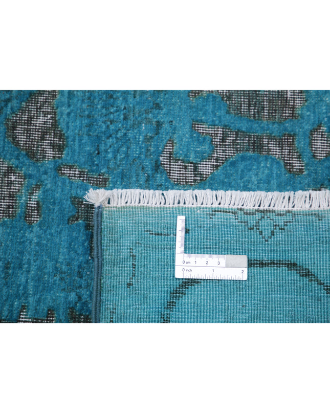 Onyx 5' 10" X 8' 3" Hand Knotted Wool Rug 5' 10" X 8' 3" (178 X 251) / Teal / Wool