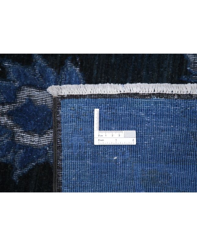 Onyx 11' 8" X 17' 2" Hand Knotted Wool Rug 11' 8" X 17' 2" (356 X 523) / Blue / Wool