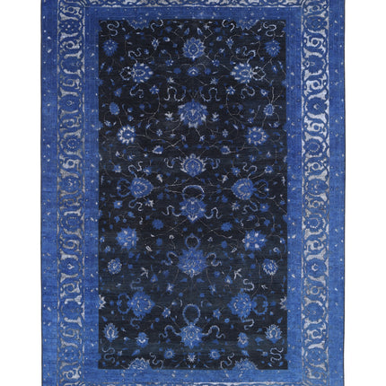 Onyx 11' 8" X 17' 2" Hand Knotted Wool Rug 11' 8" X 17' 2" (356 X 523) / Blue / Wool