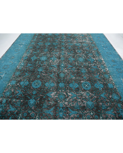 Onyx 9' 11" X 14' 10" Hand Knotted Wool Rug 9' 11" X 14' 10" (302 X 452) / Teal / Wool