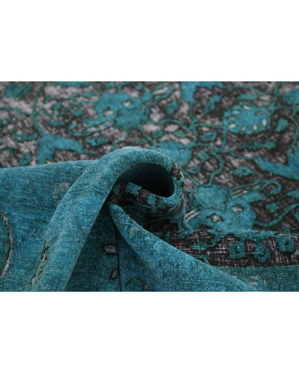 Onyx 9' 11" X 14' 10" Hand Knotted Wool Rug 9' 11" X 14' 10" (302 X 452) / Teal / Wool