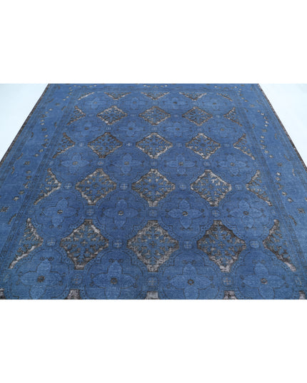 Onyx 8' 1" X 9' 9" Hand Knotted Wool Rug 8' 1" X 9' 9" (246 X 297) / Blue / Wool