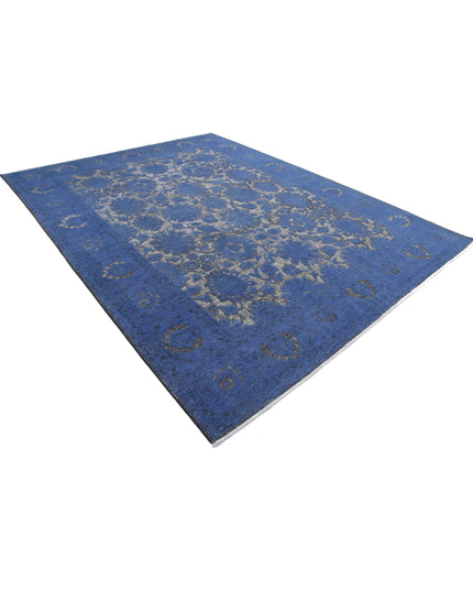 Onyx 8' 8" X 11' 3" Hand Knotted Wool Rug 8' 8" X 11' 3" (264 X 343) / Blue / Wool
