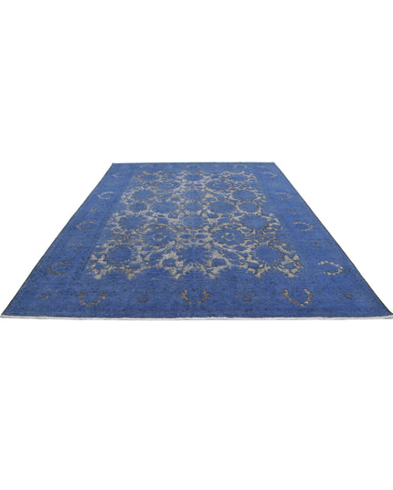 Onyx 8' 8" X 11' 3" Hand Knotted Wool Rug 8' 8" X 11' 3" (264 X 343) / Blue / Wool