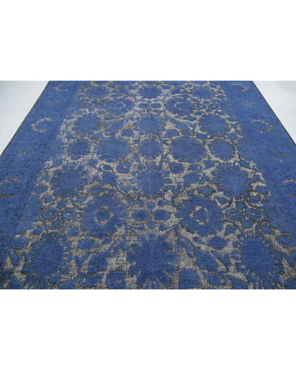 Onyx 8' 8" X 11' 3" Hand Knotted Wool Rug 8' 8" X 11' 3" (264 X 343) / Blue / Wool