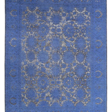 Onyx 8' 8" X 11' 3" Hand Knotted Wool Rug 8' 8" X 11' 3" (264 X 343) / Blue / Wool