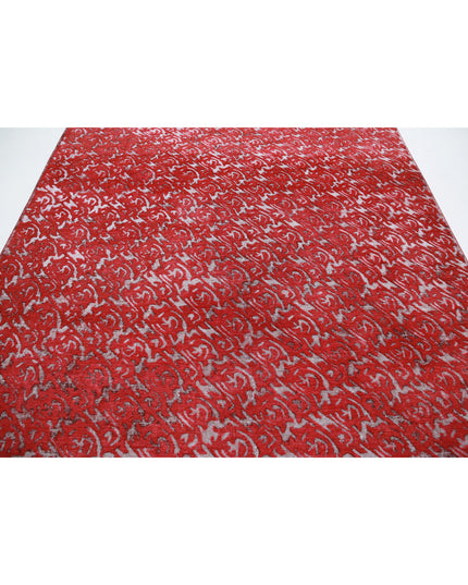 Onyx 7' 9" X 9' 10" Hand Knotted Wool Rug 7' 9" X 9' 10" (236 X 300) / Red / Wool