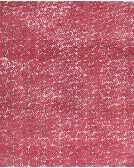 Onyx 7' 9" X 9' 10" Hand Knotted Wool Rug 7' 9" X 9' 10" (236 X 300) / Red / Wool