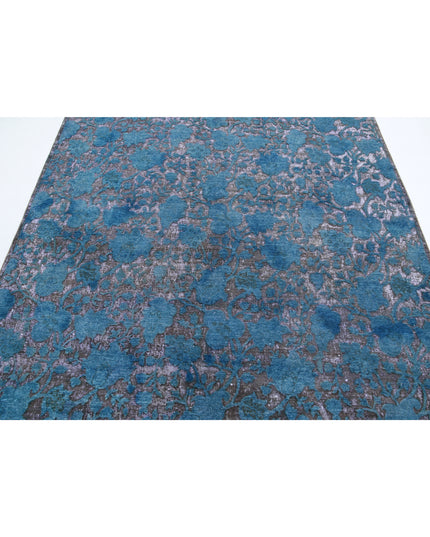 Onyx 6' 0" X 8' 0" Hand Knotted Wool Rug 6' 0" X 8' 0" (183 X 244) / Blue / Wool