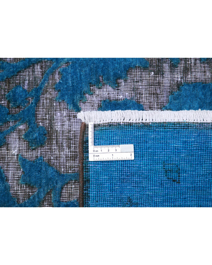 Onyx 6' 10" X 9' 6" Hand Knotted Wool Rug 6' 10" X 9' 6" (208 X 290) / Teal / Wool