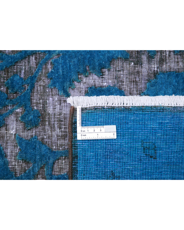 Onyx 6' 10" X 9' 6" Hand Knotted Wool Rug 6' 10" X 9' 6" (208 X 290) / Teal / Wool