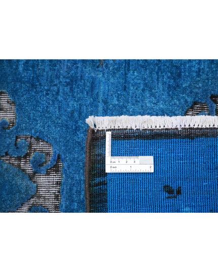 Onyx 6' 5" X 8' 1" Hand Knotted Wool Rug 6' 5" X 8' 1" (196 X 246) / Blue / Wool