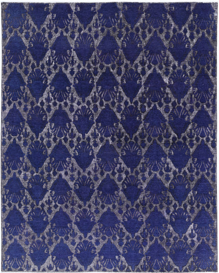 Onyx 8' 11" X 11' 5" Hand Knotted Wool Rug 8' 11" X 11' 5" (272 X 348) / Purple / Wool
