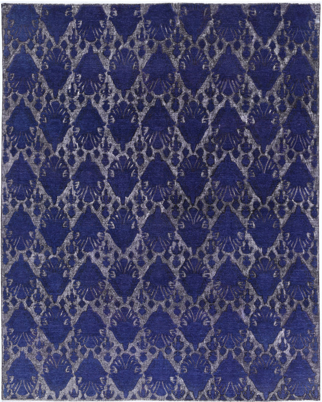 Onyx 8' 11" X 11' 5" Hand Knotted Wool Rug 8' 11" X 11' 5" (272 X 348) / Purple / Wool