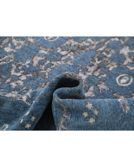 Onyx 6' 1" X 8' 9" Hand Knotted Wool Rug 6' 1" X 8' 9" (185 X 267) / Grey / Wool