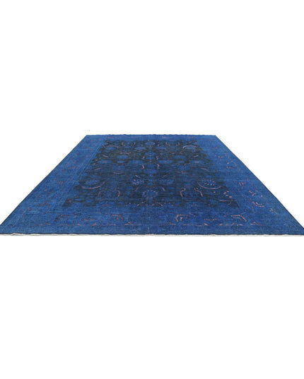 Onyx 11' 7" X 14' 6" Hand Knotted Wool Rug 11' 7" X 14' 6" (353 X 442) / Blue / Wool