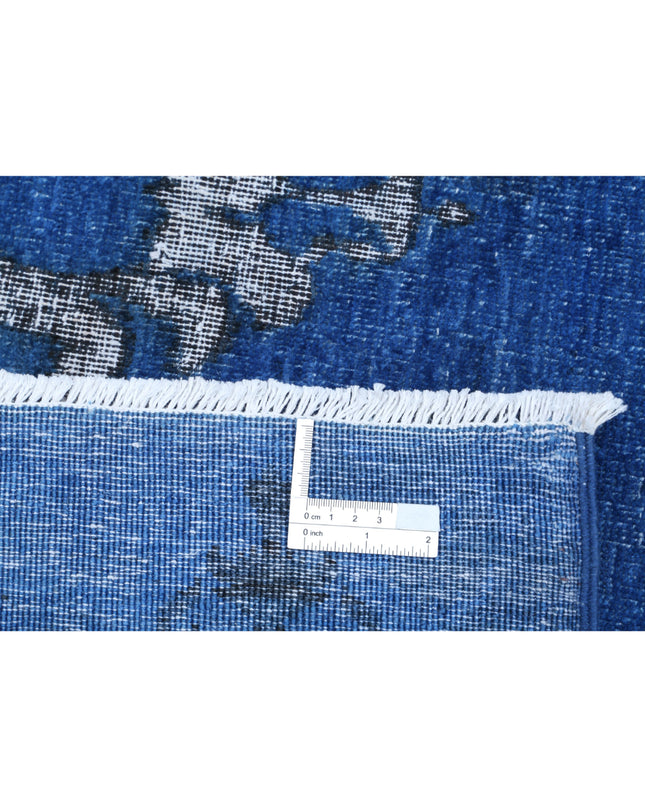 Onyx 8' 9" X 11' 5" Hand Knotted Wool Rug 8' 9" X 11' 5" (267 X 348) / Blue / Wool