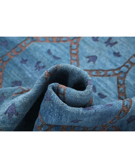 Onyx 10' 2" X 13' 0" Hand Knotted Wool Rug 10' 2" X 13' 0" (310 X 396) / Blue / Wool