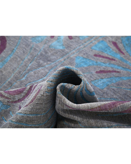 Onyx 8' 10" X 11' 6" Hand Knotted Wool Rug 8' 10" X 11' 6" (269 X 351) / Grey / Wool