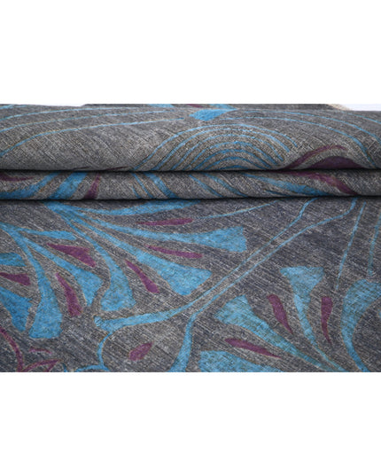 Onyx 8' 10" X 11' 6" Hand Knotted Wool Rug 8' 10" X 11' 6" (269 X 351) / Grey / Wool