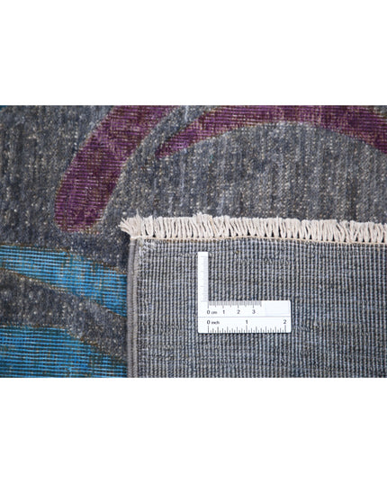 Onyx 8' 10" X 11' 6" Hand Knotted Wool Rug 8' 10" X 11' 6" (269 X 351) / Grey / Wool