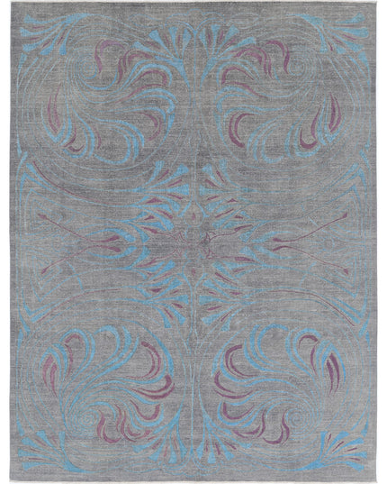 Onyx 8' 10" X 11' 6" Hand Knotted Wool Rug 8' 10" X 11' 6" (269 X 351) / Grey / Wool