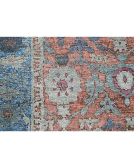 Onyx 7' 10" X 11' 8" Hand Knotted Wool Rug 7' 10" X 11' 8" (239 X 356) / Peach / Wool