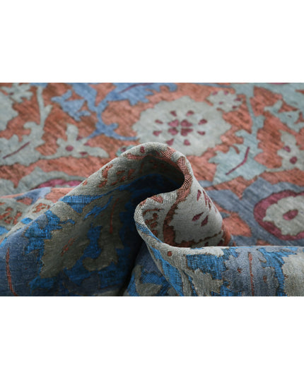 Onyx 7' 10" X 11' 8" Hand Knotted Wool Rug 7' 10" X 11' 8" (239 X 356) / Peach / Wool