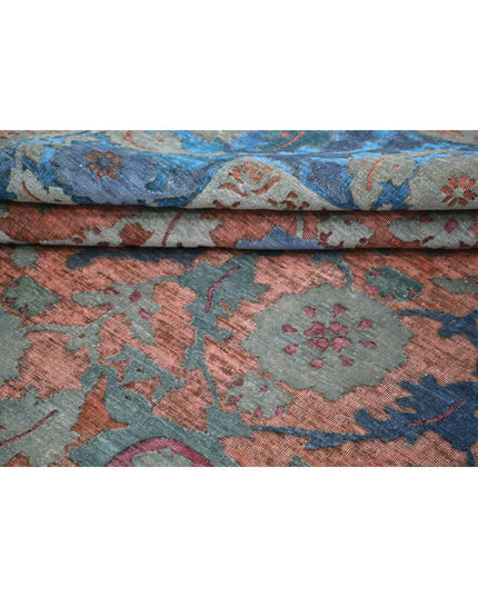 Onyx 7' 10" X 11' 8" Hand Knotted Wool Rug 7' 10" X 11' 8" (239 X 356) / Peach / Wool