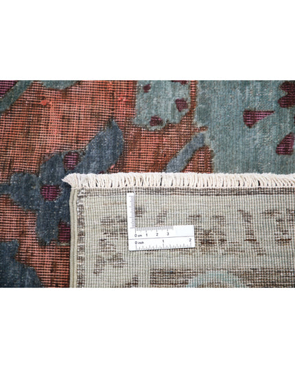 Onyx 7' 10" X 11' 8" Hand Knotted Wool Rug 7' 10" X 11' 8" (239 X 356) / Peach / Wool