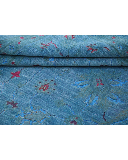 Onyx 9' 0" X 11' 5" Hand Knotted Wool Rug 9' 0" X 11' 5" (274 X 348) / Blue / Wool