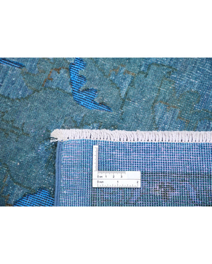 Onyx 9' 0" X 11' 5" Hand Knotted Wool Rug 9' 0" X 11' 5" (274 X 348) / Blue / Wool