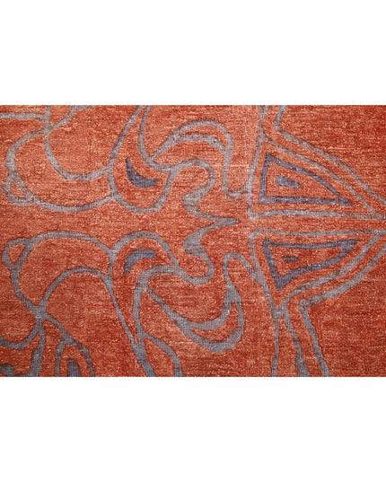 Onyx 8' 9" X 11' 10" Hand Knotted Wool Rug 8' 9" X 11' 10" (267 X 361) / Pink / Wool