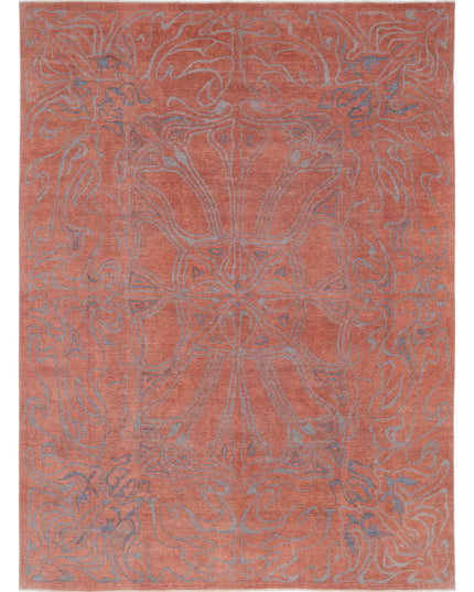 Onyx 8' 9" X 11' 10" Hand Knotted Wool Rug 8' 9" X 11' 10" (267 X 361) / Pink / Wool