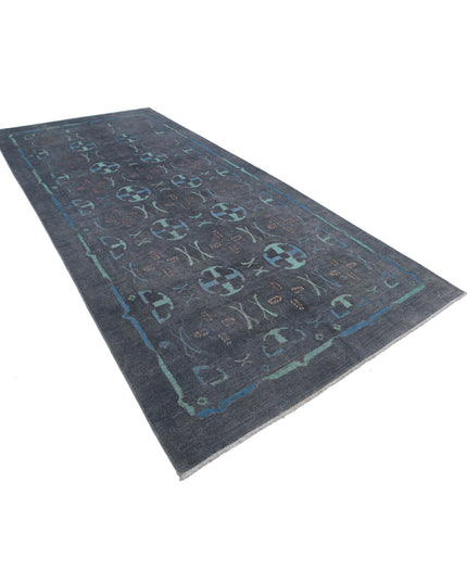 Onyx 6' 3" X 13' 6" Hand Knotted Wool Rug 6' 3" X 13' 6" (191 X 411) / Grey / Wool