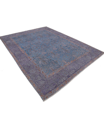 Onyx 8' 0" X 10' 1" Hand Knotted Wool Rug 8' 0" X 10' 1" (244 X 307) / Blue / Wool