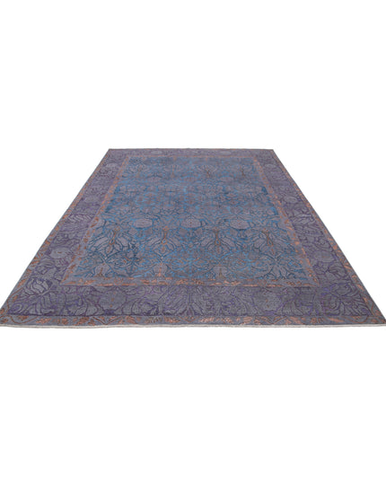 Onyx 8' 0" X 10' 1" Hand Knotted Wool Rug 8' 0" X 10' 1" (244 X 307) / Blue / Wool