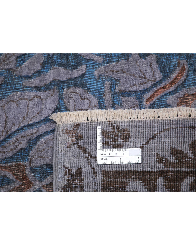 Onyx 8' 0" X 10' 1" Hand Knotted Wool Rug 8' 0" X 10' 1" (244 X 307) / Blue / Wool