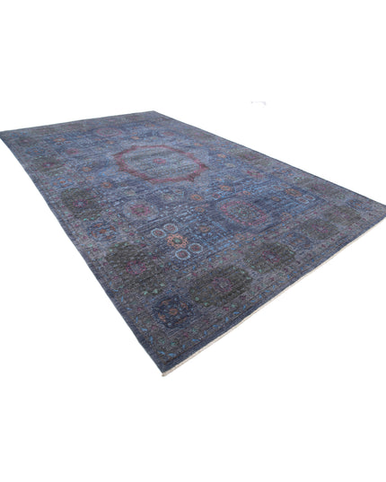 Onyx 9' 8" X 15' 7" Hand Knotted Wool Rug 9' 8" X 15' 7" (295 X 475) / Blue / Wool