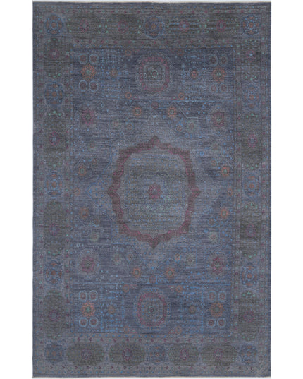 Onyx 9' 8" X 15' 7" Hand Knotted Wool Rug 9' 8" X 15' 7" (295 X 475) / Blue / Wool
