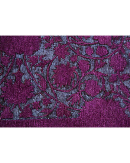Onyx 7' 10" X 9' 5" Hand Knotted Wool Rug 7' 10" X 9' 5" (239 X 287) / Purple / Wool