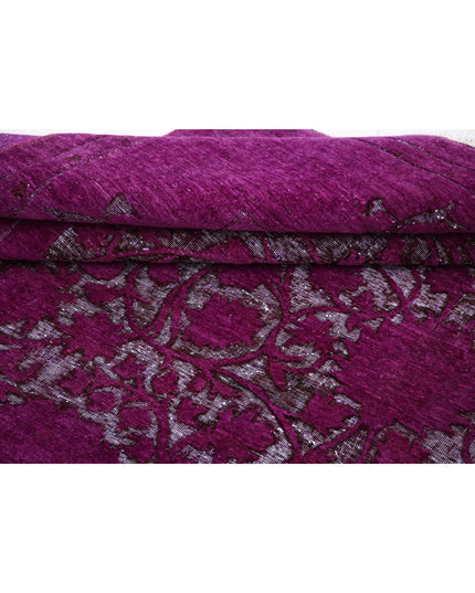 Onyx 7' 10" X 9' 5" Hand Knotted Wool Rug 7' 10" X 9' 5" (239 X 287) / Purple / Wool